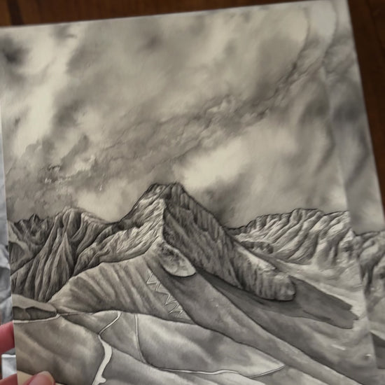 vidéo des tirages d art du tourmalet au format A4 et A3 
