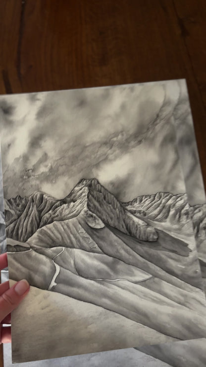vidéo des tirages d art du tourmalet au format A4 et A3 